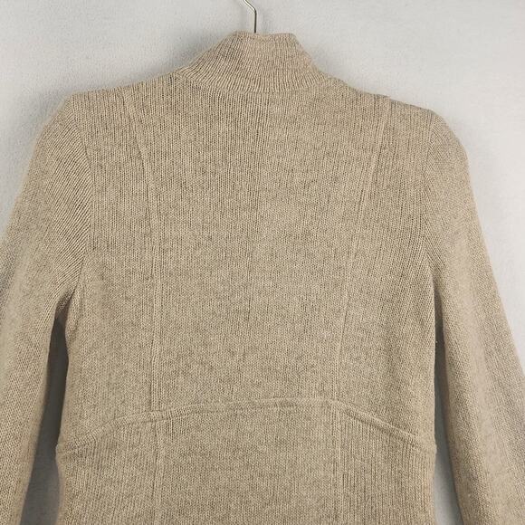 Day Birger et Mikkelsen Cardigan Women's SZ SM Beige Sweater Coat Lined EUC - Picture 6 of 16
